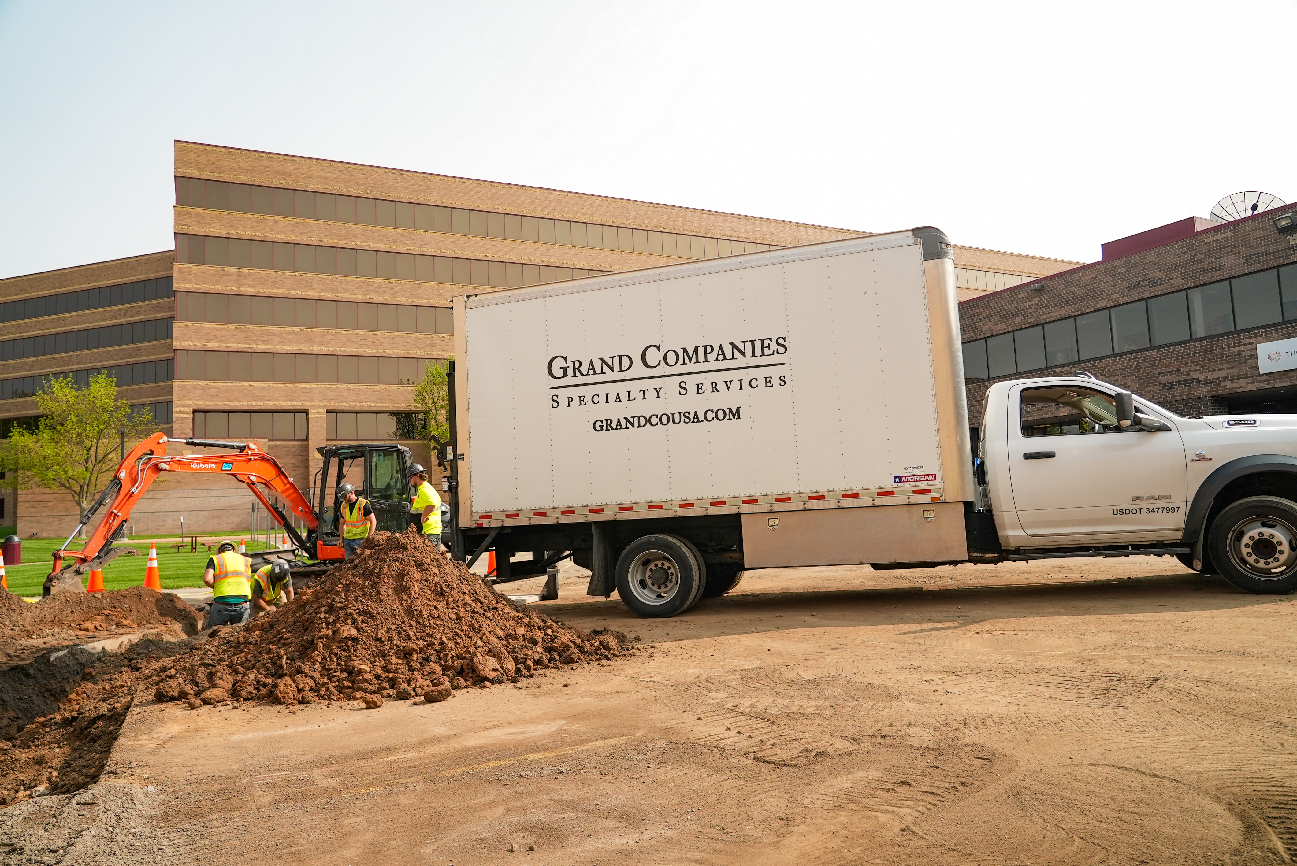 Grand Companies trucks and equipment fleet